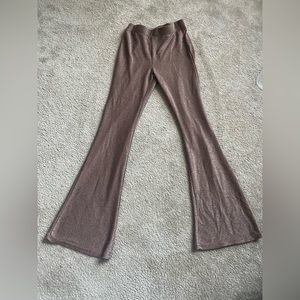 shein flare glitter pants